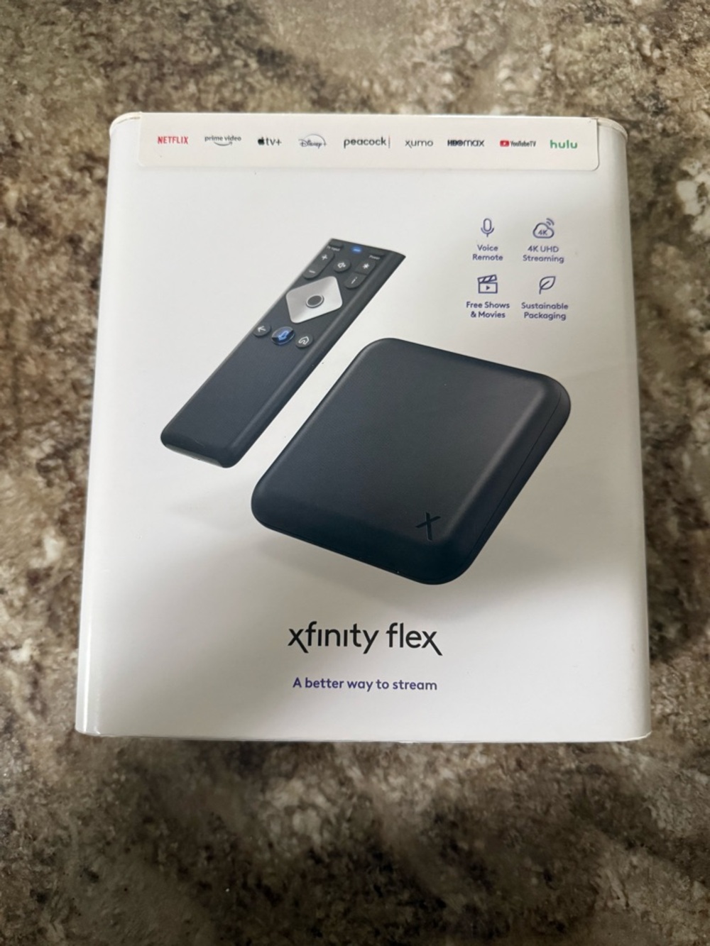 Xfinity Flex 4K Streaming TV Box - Black